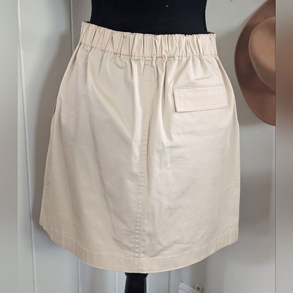 Theory Classic Chino Pocket Skirt SM Quiet Luxury Light Academia Preppy Chic - Picture 9 of 13